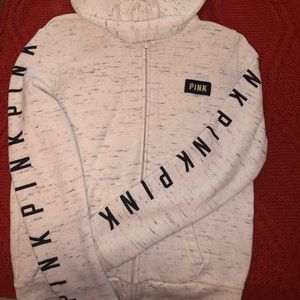 VS PINK zip up sweatshirt